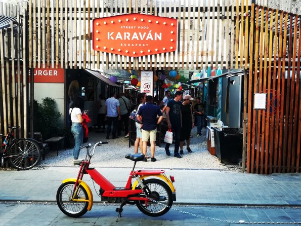 Street food market Budapest