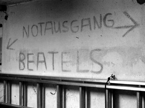 Notausgang for the Beatles in Omas Keller ;-)