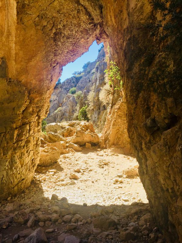 In der Imbros-Schlucht auf Kreta 